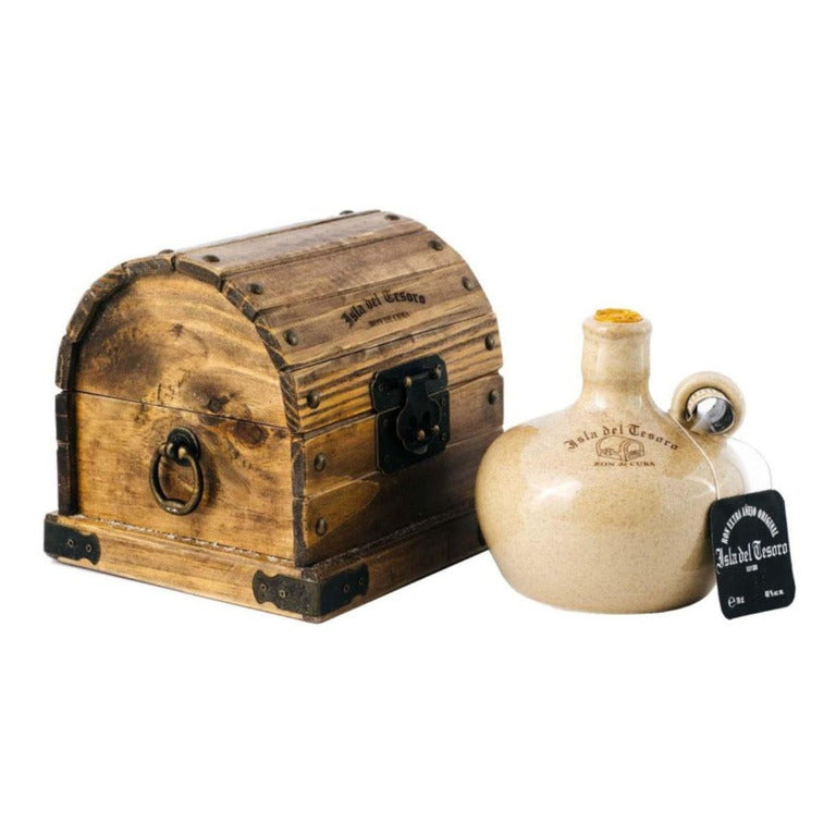 RUM SANTIAGO DE CUBA ISLA DEL TESORO (1 pz) EXSTRA ANEJO CASSA LEGNO